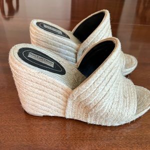Balenciaga size 41 platform espadrilles
